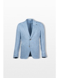 breras ανδρικό μπλε single-breasted blazer