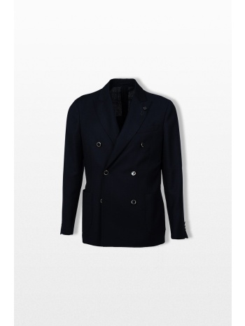lardini ανδρικό μαύρο double breasted blazer