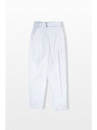 be able ανδρικό λευκό belted pants
