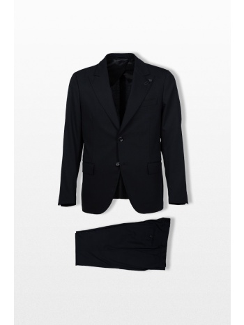 lardini ανδρικό μαύρο tailored blazer