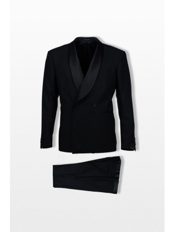 tagliatore ανδρικό μαύρο double breasted suit