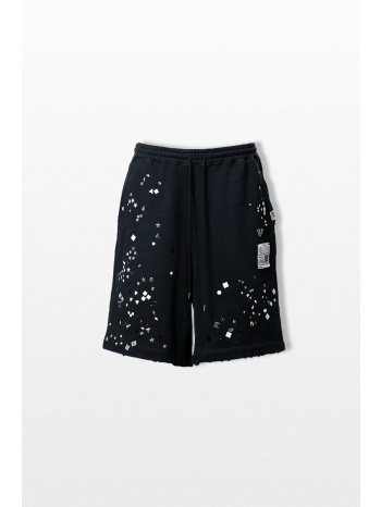 maison mihara yasuhiro ανδρικό μαύρο embellished sweat