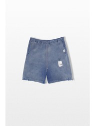 maison mihara yasuhiro ανδρικό μπλε sun faded shorts