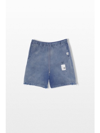 maison mihara yasuhiro ανδρικό μπλε sun faded shorts