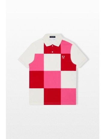 comme des garçons shirt ανδρικό x fred perry patchwork