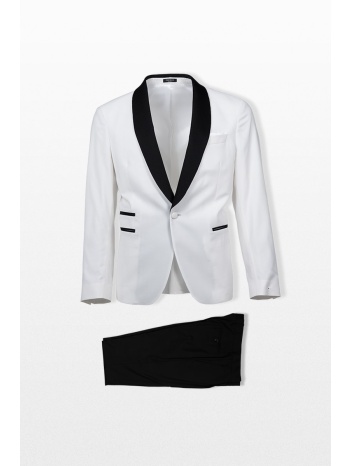 breras ανδρικό λευκό suit in white/black