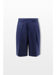 ami paris ανδρικό μπλε wide bermuda shorts