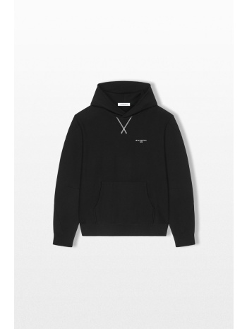 givenchy ανδρικό μαύρο couture seam hoodie