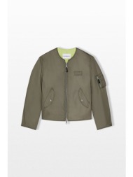 givenchy ανδρικό χακί couture seam bomber jacket