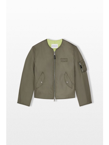 givenchy ανδρικό χακί couture seam bomber jacket