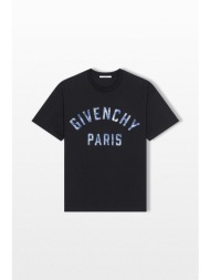 givenchy ανδρικό μαύρο embroidery print t-shirt