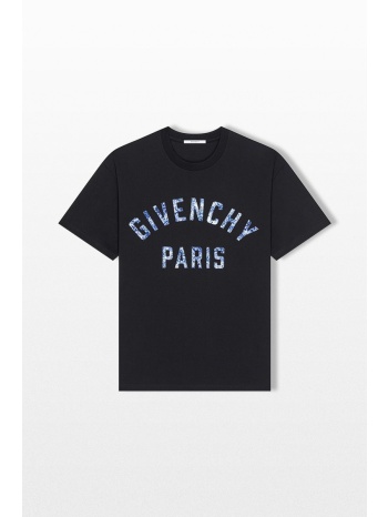 givenchy ανδρικό μαύρο embroidery print t-shirt