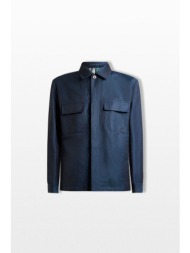 etro ανδρικό μπλε denim shirt jacket