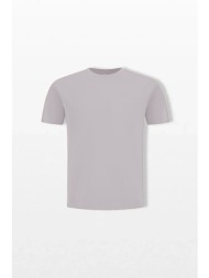 herno ανδρικό γκρι jersey knit effect t-shirt