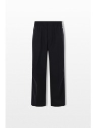 herno ανδρικό μαύρο laminar drawstring trousers