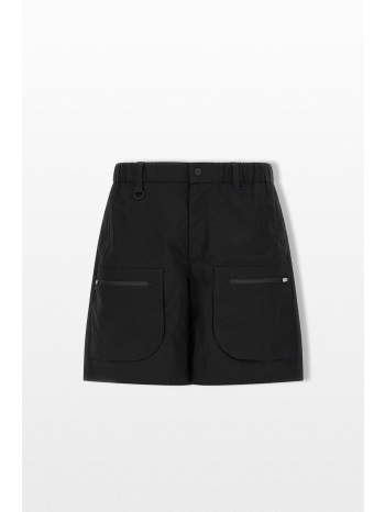 herno ανδρικό μαύρο laminar cargo bermuda shorts