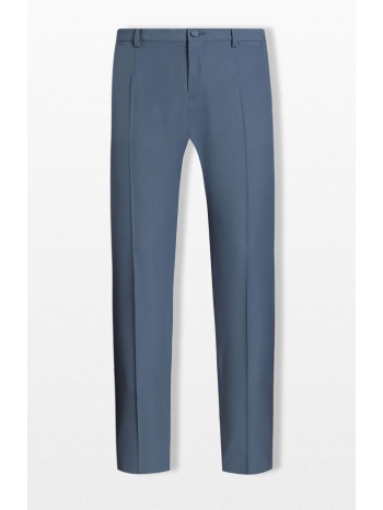 dolce&gabbana ανδρικό μπλε pleated poplin trousers σε προσφορά