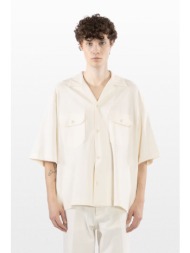 i`m brian ανδρικό μπεζ wide-sleeved shirt