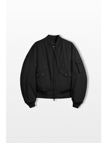 y-3 ανδρικό μαύρο nylon bomber jacket