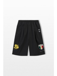 adidas x willy chavarria ανδρικό μαύρο long twill shorts