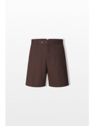 selected homme ανδρικό καφέ regular fit shorts