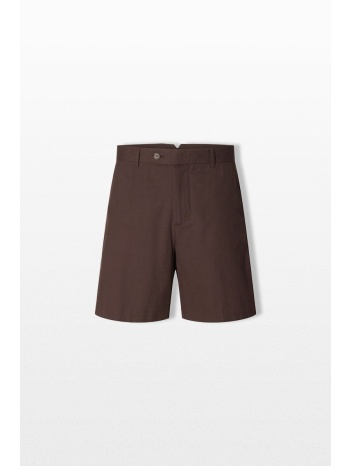 selected homme ανδρικό καφέ regular fit shorts