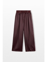 y-3 ανδρικό μπορντό gradient 3-stripes satin sweatpants