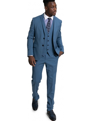 ανδρικό μπλε single-breasted three-piece suit/dark blue pal σε προσφορά