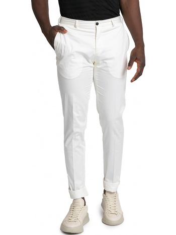 ανδρικό λευκό white cotton trousers pal zileri σε προσφορά