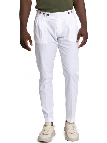 ανδρικό λευκό barber tailored trousers/white berwich
