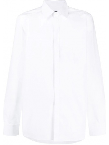 ανδρικό λευκό cotton long-sleeve shirt/white dolce & gabbana σε προσφορά
