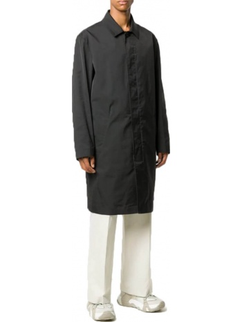 ανδρικό μαύρο single-breasted mid-length coat valentino σε προσφορά
