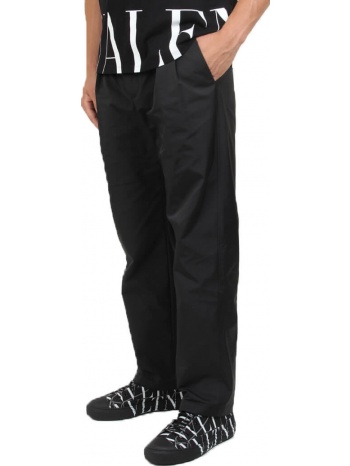 ανδρικό μαύρο pleated nylon casual trousers valentino σε προσφορά