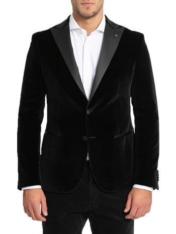 ανδρικό μαύρο black velvet blazer cc-corneliani σε προσφορά