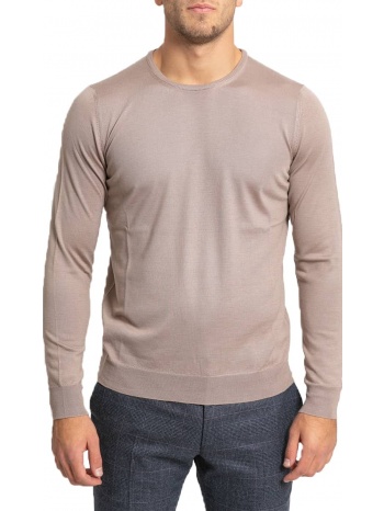 ανδρικό μπεζ crew neck jumper/beige 39masq σε προσφορά