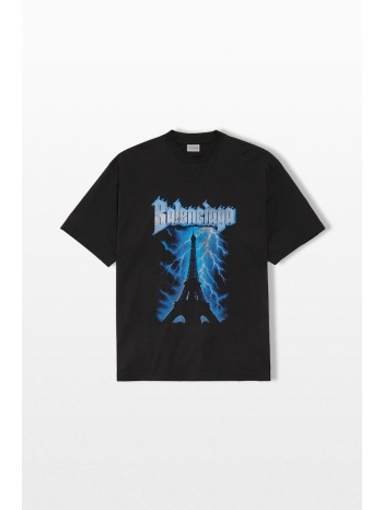 balenciaga ανδρικό μαύρο paris thunderstorm oversized