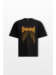 balenciaga ανδρικό μαύρο crewneck t-shirt