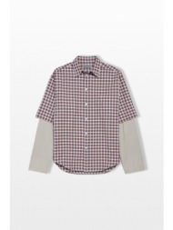 balenciaga ανδρικό πολύχρωμο wrong sleeve shirt