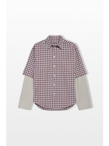 balenciaga ανδρικό πολύχρωμο wrong sleeve shirt