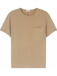 ανδρικό καφέ chest pocket t-shirt/brown american vintage