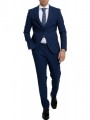 ανδρικό μπλε checked two piece suit/blue sartoria monk