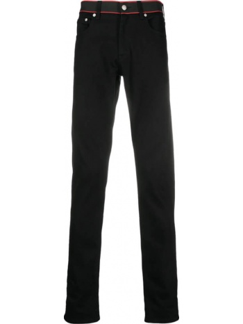 ανδρικό μαύρο slim-fit jeans alexander mcqueen σε προσφορά
