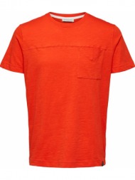 ανδρικό κόκκινο chest pocket t-shirt selected homme