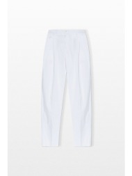 dolce&gabbana ανδρικό λευκό pleated trousers
