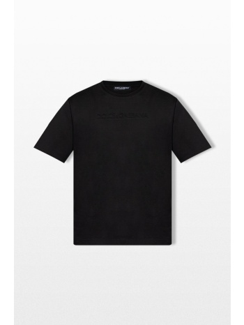 dolce&gabbana ανδρικό μαύρο logo t-shirt σε προσφορά