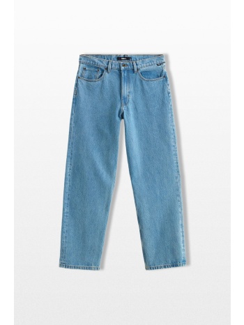 vans ανδρικό μπλε check-5 loose denim pants