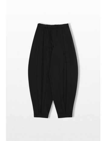 black comme des garçons ανδρικό μαύρο pleated balloon