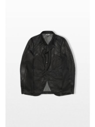 black comme des garçons ανδρικό μαύρο mesh blazer