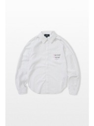 represent ανδρικό λευκό pinstripe shirt
