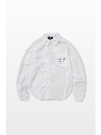 represent ανδρικό λευκό pinstripe shirt